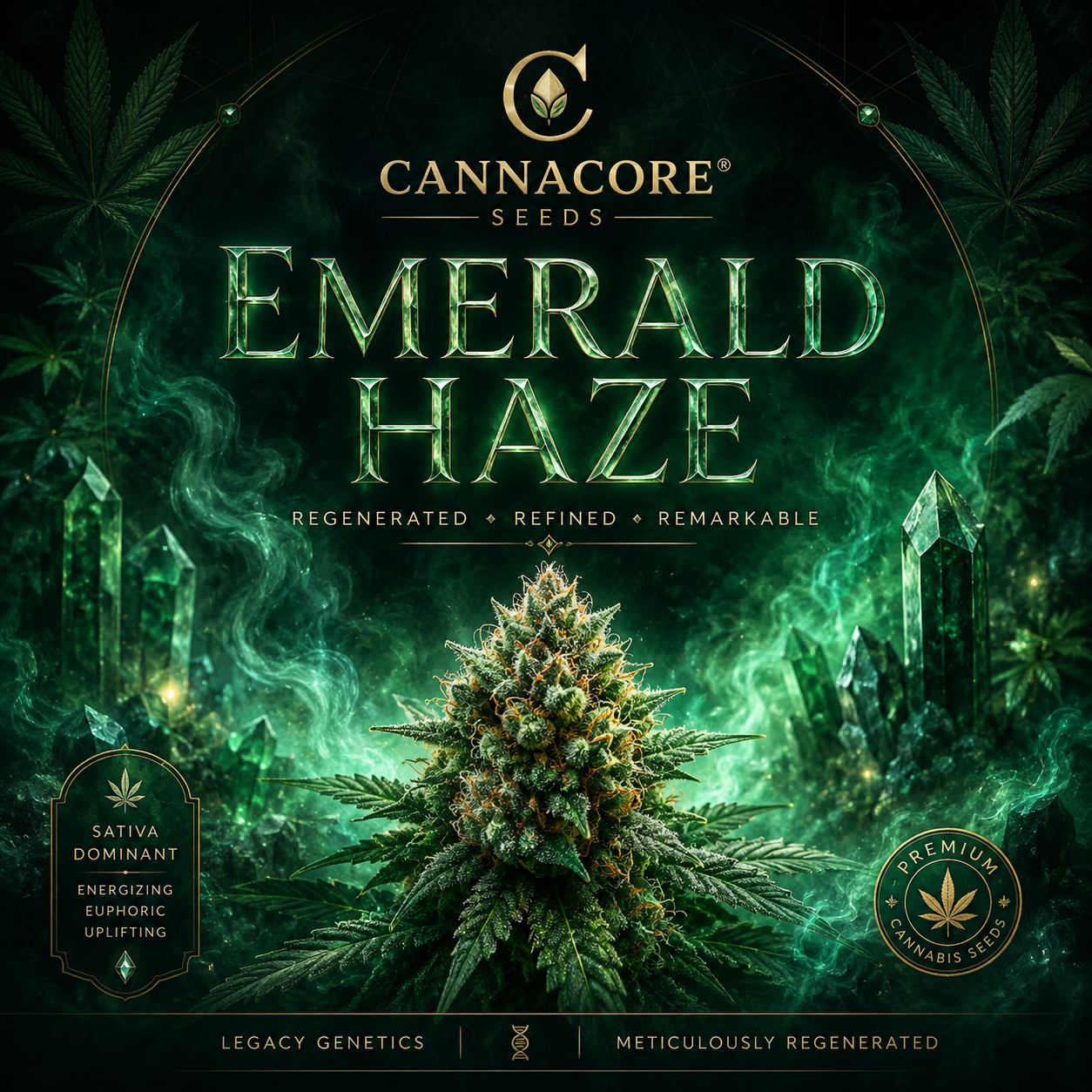 Emerald Haze CannaCore visual
